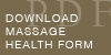 Download MASSAGE Health Form PDF